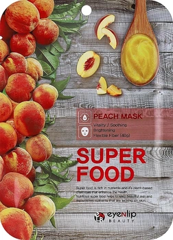 Тканинна маска з екстрактом персика - Eyenlip Super Food Peach Mask 10x23ml (869993-142269)