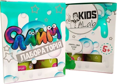 Слайм Kids Lab Різнокольоровий 9x9 см (212) (4820232871409)