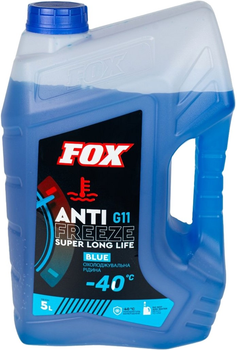 Антифриз Fox -40°C G11 5 л Синій (AntfrzeFoxBlue5L)