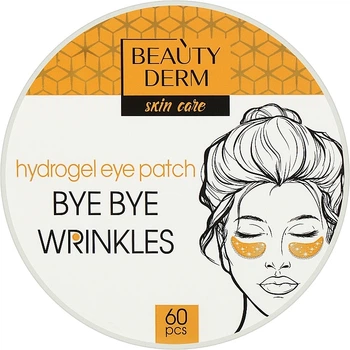 Золоті гідрогелеві патчі - Beauty Derm Bye Bye Wrinkles Hydrogel Eye Patch 60шт (1158883-131999)