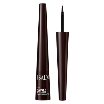 Eyeliner IsaDora Glossy 42 Dark Brown 2.5 ml (7333352078926)