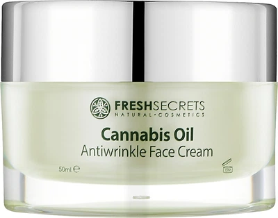 Крем для обличчя "Проти зморщок" - Madis Fresh Secrets Cannabis Oil Antiwrinkle Face Cream 50ml (1136100-87816)