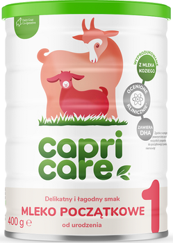 Mleko początkowe Capricare 1 oparte na mleku kozim od urodzenia 400 g (9421025231933)