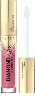 Блеск для губ водостойкий Eveline Cosmetics Diamond Glow Lip Luminizer 09 Peach Dream 4.5 мл (5903416049760)