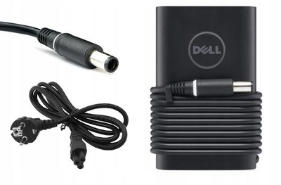 Блок живлення DELL SLIM 19.5V, 3.34A, 65W, 7.4*5.0-PIN + кабель живлення б/в