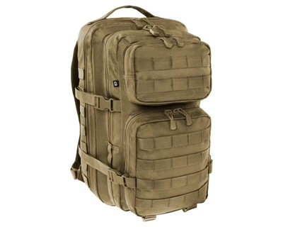 Тактический рюкзак с системой MOLLE Brandit US Cooper 40л 52x30x32 см с карманом для системы гидратации койот