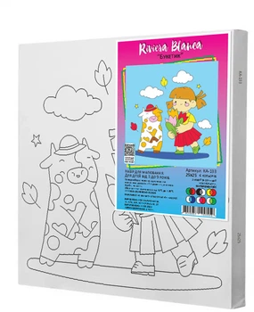 Картина по контурам Riviera Blanca Букетик 25x25 см (КА-133) (4829957100559)