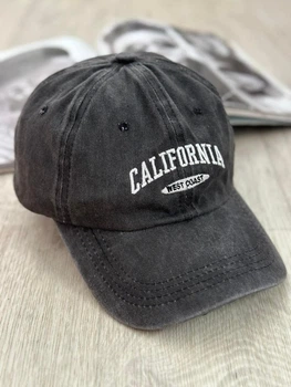 Кепка бейсболка Калифорния (California) Графитовый 56-61р (8025)