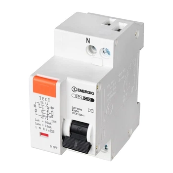 Дифавтомат&nbsp;ENERGIO&nbsp;SP-L&nbsp;1P+N&nbsp;C&nbsp;32А&nbsp;4.5кА