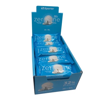 Батончик Zero One, 25*50 грамм Кокосовое мороженое Sporter 000290548