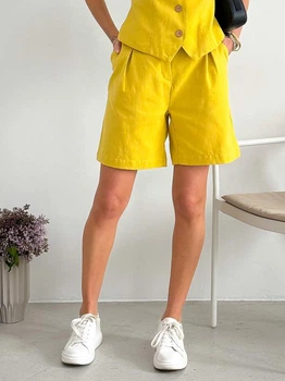 Шорти жіночі ARTKNIT Shorts SH2024 L Шафран (4823093460751)