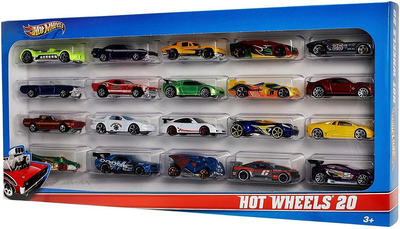 Набор машинок Хот Вилс 20 шт Hot Wheels 20-Car Gift Pack Assorted