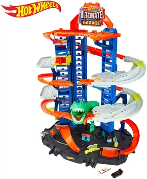 Гараж Трек Хот Вилс с динозавром Hot Wheels City Robo T-Rex Ultimate Garage GJL14