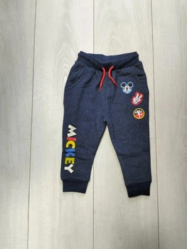 Спортивні штани сині неутеплені Mickey Tu 80-86см (400095740)