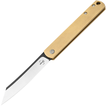 Нож складной Boker Plus Zenshin 42 Brass Світло-коричневий