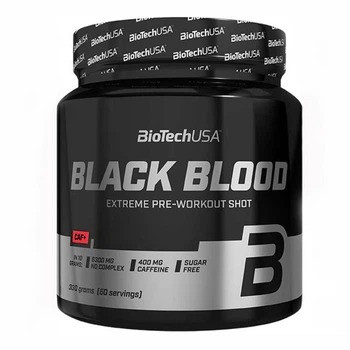 Предтренировочный комплекс BioTech Black Blood CAF +, 300 грамм - Виноград