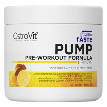 Предтренировочный комплекс OstroVit Pump, 300 грамм - Лимон
