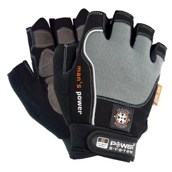 Рукавички для фітнесу Power System PS-2580, Black/Grey - L