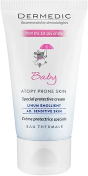 Крем Dermedic Linum Emolient Baby дитячий SPF 15 захисний 50 мл (5901643170813)