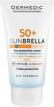 Крем сонцезахисний Dermedic Sunbrella Spf 50+ для жирної та комбінованої шкіри 50 г (5906739783014)