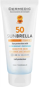 Сонцезахисне молочко для дітей Dermedic Sunbrella для дітей Spf 50 100 мл (5901643170592)