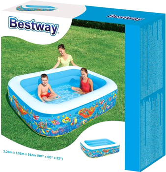 Надувний басейн Bestway Play Pool 229 х 152 х 56 см (6942138913798)