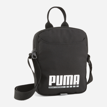 Спортивна сумка крос-боди через плече тканинна Puma Plus Portable 090347-01 Чорна (4099685703845)
