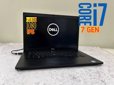 Ультрабук ноутбук бу Dell Latitude E7480 / 14" (1920x1080) IPS / Intel Core i7-7 Gen / 8 GB Ram DDR4/ 256 SSD/ б/у