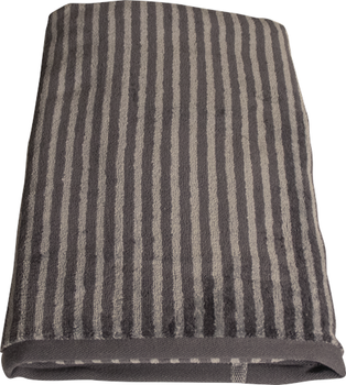 Рушник Omhu Striped Velour Organic Cotton Grey 70 x 140 см (470140025)