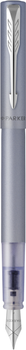 Ручка пір'яна Parker Vector 17 XL Metallic Silver Blue CT FP F (2159750)