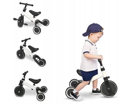 Трехколесный велосипед беговел Ikonka Trike Fix 3в1 велобег 3в1 Белый