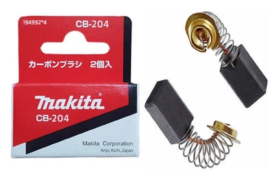 Щетки угольные Makita CB-204 для 9069, 9069S, 4112HS, GA9050, 9079SF, GA7010C, GA7020, GA7020F, GA7020SF, GA7030SF01, GA7040SF01, GA9010C, GA9020, GA9020F, GA9020SF, GA9020SFK, GA9030, GA9030S, GA9030SF01, GA9040S, GA9040SF01, HM1304, HM1304B (194992-4)