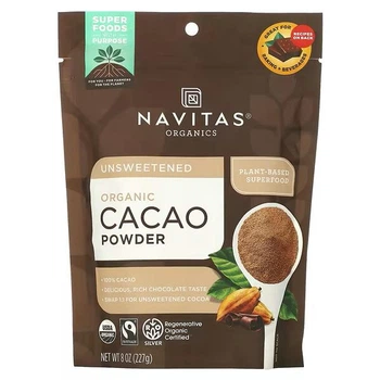 Органический какао-порошок, Navitas Organics, 227 г