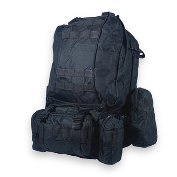 Тактичний універсальний рюкзак 30 л із знімними кишенями та сумкою розмір: 50*30*17 см чорний