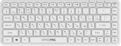 Клавіатура OfficePro SK790W Wireless/Bluetooth White (SK790W)