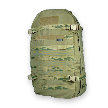 Рюкзак тактичний, 30 л, 1 відділення, 2 внутрішні кармани, кріплення Molle, розмір 53*30*20, хакі