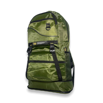 Рюкзак тактичний, туристичний TR50 з розширенням 1відділ бокові кишені, роз.53(63)х35х18см хакі