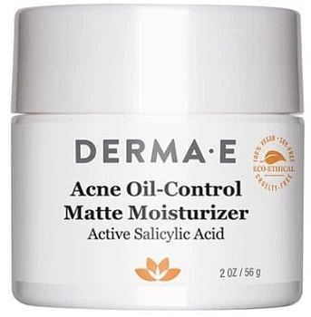 Матуючий крем від акне для контролю жирності шкіри - Derma E Anti-Acne Rebalancing Cream Active Salicylic Acid 56g (864203-7017)