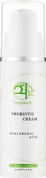 Зволожувальний крем з гіалуроновою кислотою й пробіотиком - StoyanA Probiotic & Hyaluronic Acid Cream 30ml (1110194-81990)