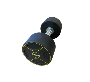 Гантель з уретановим покриттям Fitnessport FF51D4B-17.5 кг