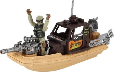 Військовий човен Mega Creative з фігуркою та аксесуарами (5905523606607)