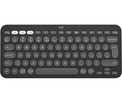 Клавіатура Logitech Pebble Keys 2 K380s Tonal Graphite UA (920-011851)
