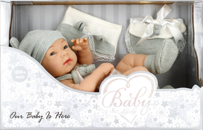 Lalka bobas Mega Creative Baby So Lovely z akcesoriami 38 cm (5904335846348)