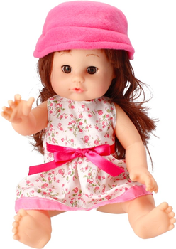 Пупс Mega Creative Baby My Sveet Doll з довгим волоссям і в рожевій панамі 35 см (5903246438635)