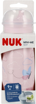 Кружка-непроливайка Nuk Mini-Me Sip Рожева 300 мл (4008600442653)