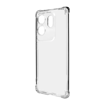 Прозрачный чехол для Infinix Zero 30 4G с защитой камеры и усиленными бортами, тонкий, силиконовый, бесцветный, ударостойкий, противоударный бампер c закрытой камерой, ArmorStandart (ARM73910)