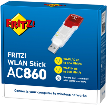 Мережевий адаптер AVM FRITZ!WLAN Stick AC 860 (20002687)