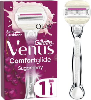Станок для гоління жіночий (Бритва) Venus Comfortglide Sugarberry Plus Olay з 1 змінним картриджем (8700216130516)