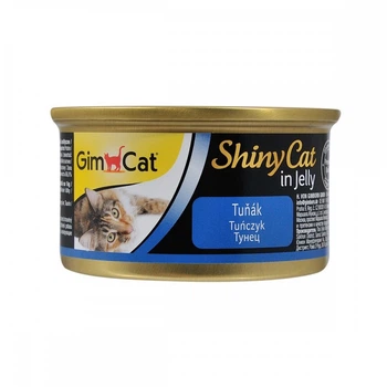 Корм вологий GimCat Shiny Cat для котів з тунцем в желе 70 г