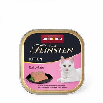 Вологий корм для кошенят Vom Feinsten Kitten Baby-Paté паштет з птицею 100 г (MLZ9232)